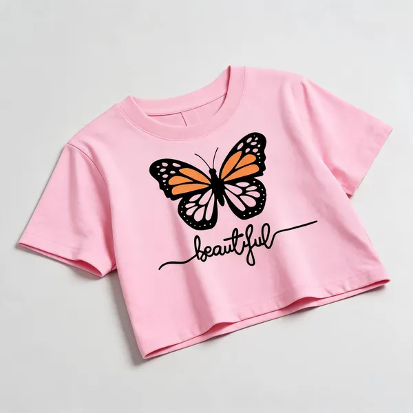 Pink_Lavender_Cotton_Graphic_Print_Crop_Tops_For_Girls