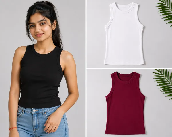 Black_White_Maroon_Cotton_Sleeveless_Slim_Fit_Tank_Tops_For_Women