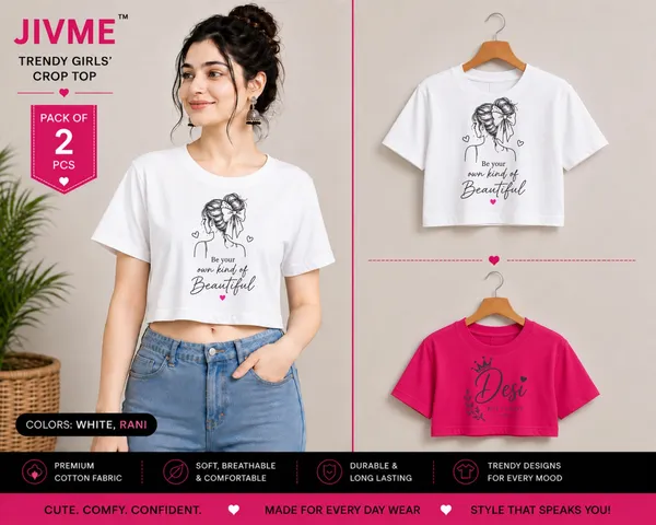 White_&_Pink_Cotton_Casual_Crop_Top_For_Girls