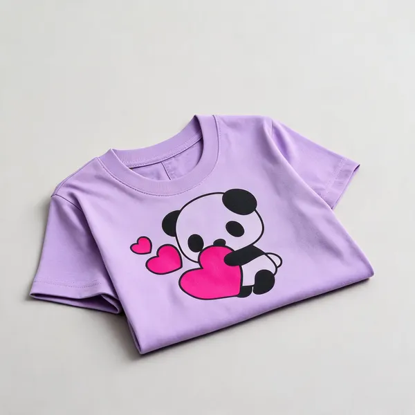 Lavender_&_White_Cotton_Casual_Crop_Top_For_Girls
