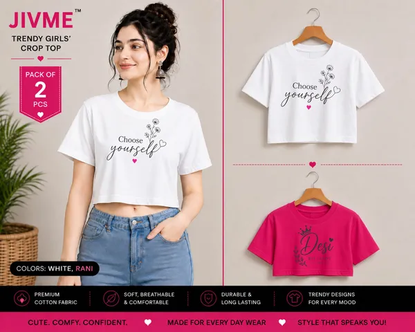 White_Pink_Cotton_Graphic_Print_Crop_Tops_For_Women