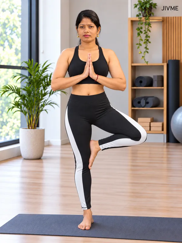 Black_Contrast_Panel_Leggings_for_Women