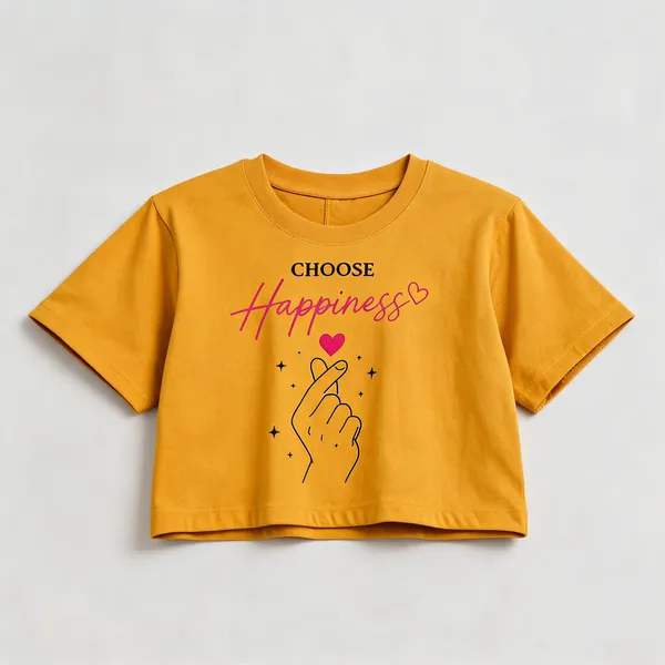 Mustard_&_Baby_Pink_Cotton_Casual_Crop_Top_For_Girls