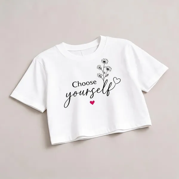 White_Pink_Cotton_Graphic_Print_Crop_Tops_For_Women
