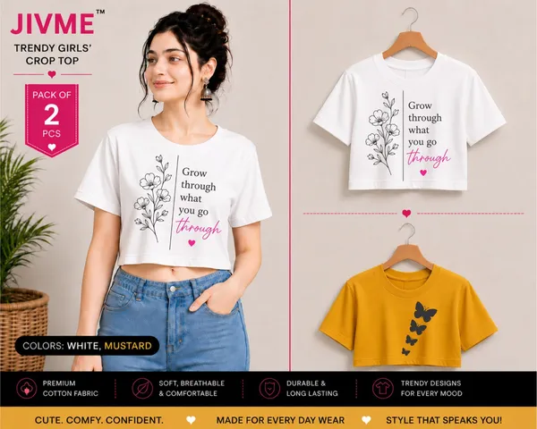 White_Mustard_Cotton_Graphic_Crop_Top_For_Girls_Pack_Of_2