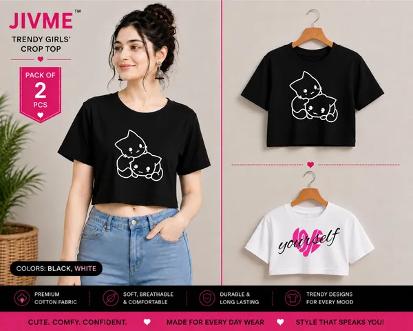 Black_&_White_Cotton_Casual_Crop_Top_For_Women