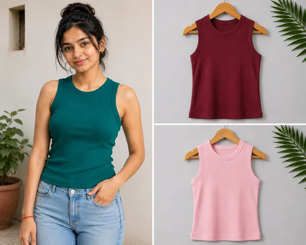 Teal_Maroon_Pink_Cotton_Sleeveless_Tank_Top_For_Women_Pack_Of_3