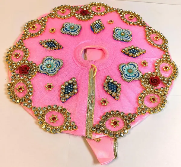 Laddu_Gopal_Satin_Dress_With_Pagdi