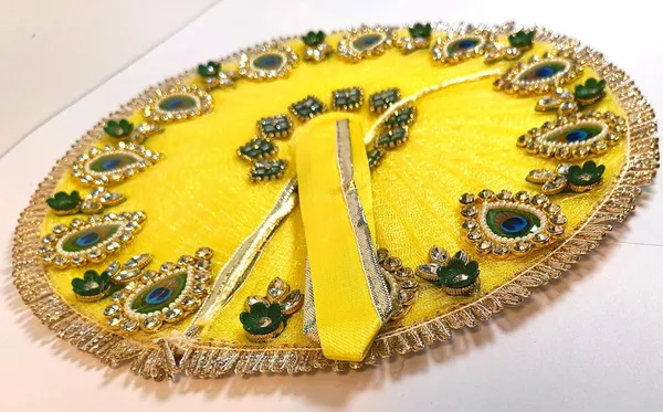 Laddu_Gopal_Satin_Dress_With_Pagdi
