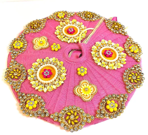 Laddu_Gopal_Satin_Dress_With_Mukut