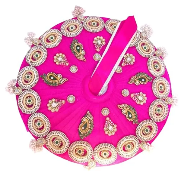 Laddu_Gopal_Satin_Dress_With_Mukut