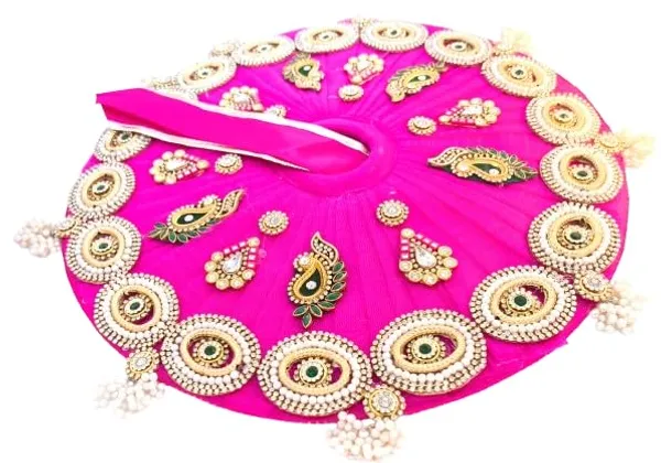 Laddu_Gopal_Satin_Dress_With_Mukut