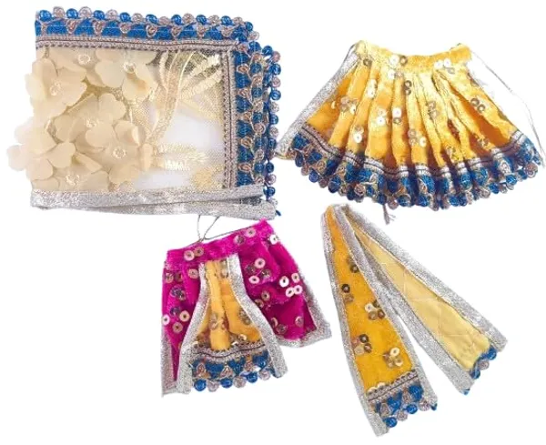 Laddu_Gopal_Dress_Combo_Set_With_Dupatta_And_Patka