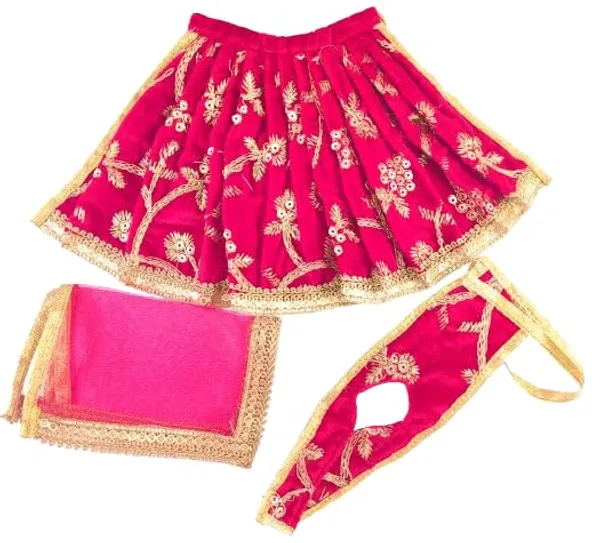 Laddu_Gopal_Ji_And_Radha_Rani_Dress_Combo_Set_With_Dupatta_And_Patka