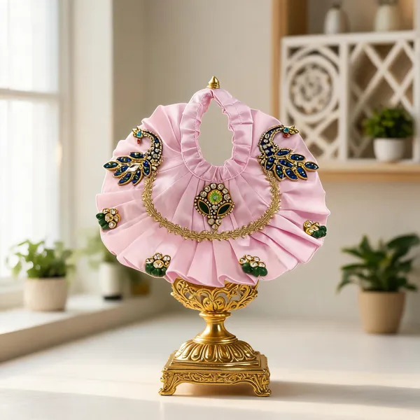 Light_Pink_Satin_Embroidered_Laddu_Gopal_Deity_Dress