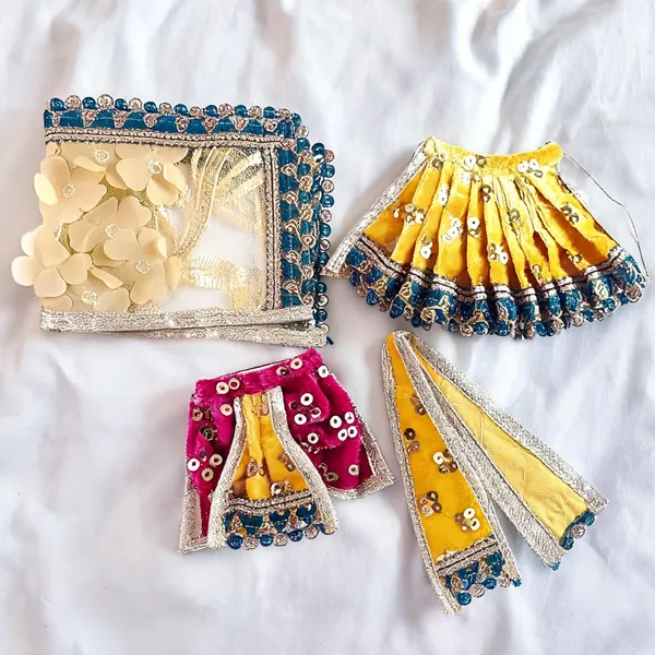 Laddu_Gopal_Dress_Combo_Set_With_Dupatta_And_Patka