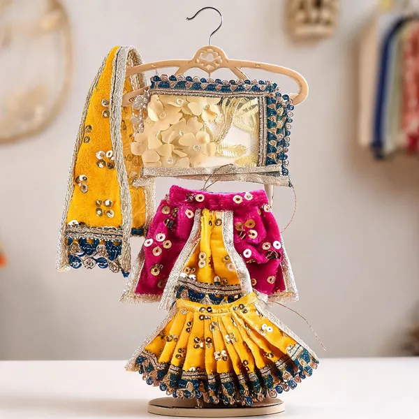 Laddu_Gopal_Dress_Combo_Set_With_Dupatta_And_Patka