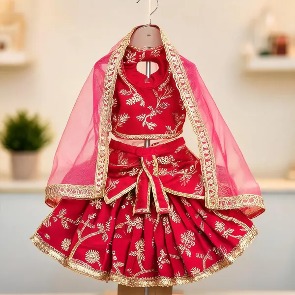 Laddu_Gopal_Ji_And_Radha_Rani_Dress_Combo_Set_With_Dupatta_And_Patka