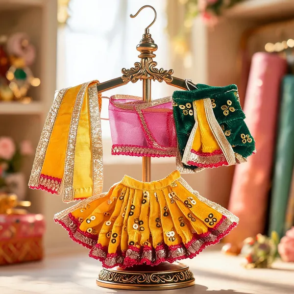 Laddu_Gopal_Ji_Radha_Rani_Dress_Combo_Set_With_Dupatta_Patka