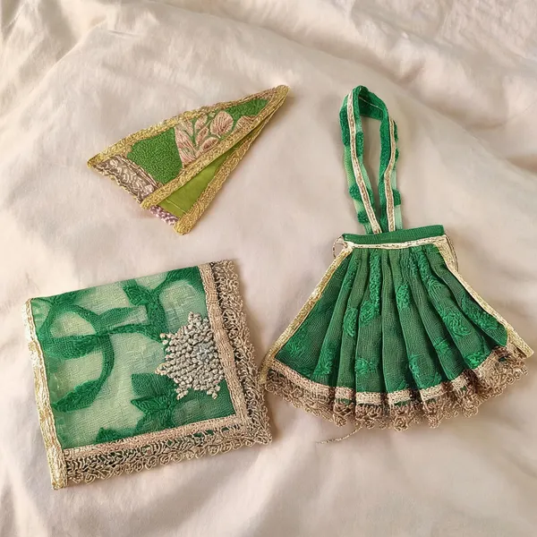 Green_Satin_Embroidered_Deity_Dress_Set_With_Dupatta_Patka