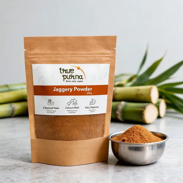 True_Purna_Sugarcane_Jaggery_Powder_Natural_Sweetener