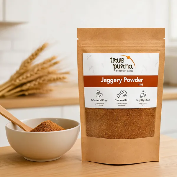 True_Purna_Sugarcane_Jaggery_Powder_Natural_Sweetener