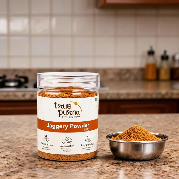 True_Purna_Natural_Jaggery_Powder_Unrefined_Gur