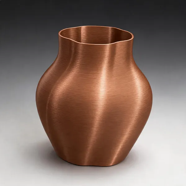 Metallic_Brown_Pla_Modern_Textured_Wave_Vase
