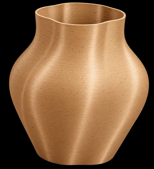 PLA_Modern_Textured_Wave_Vase