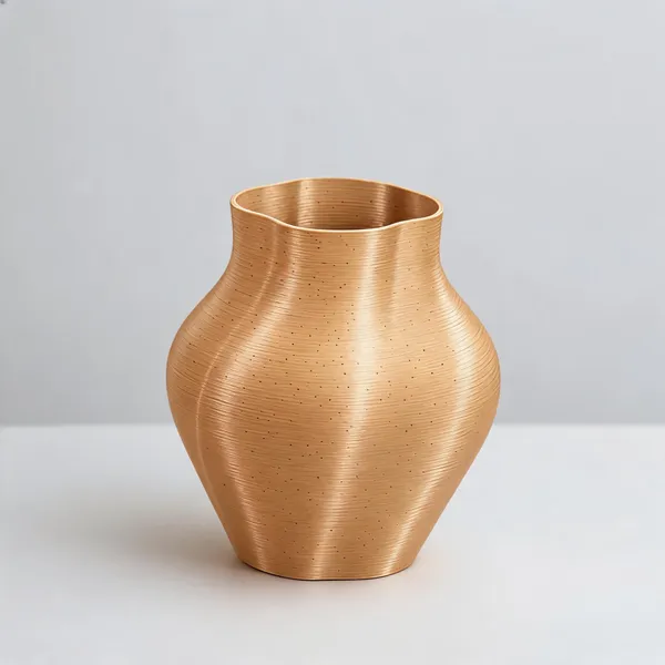 Wooden_Pla_Modern_Textured_Wave_Vase
