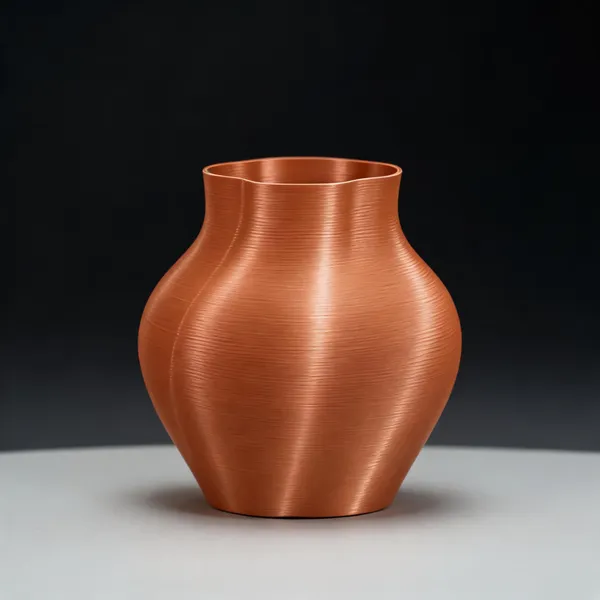 Terracotta_Orange_Pla_Modern_Textured_Wave_Vase