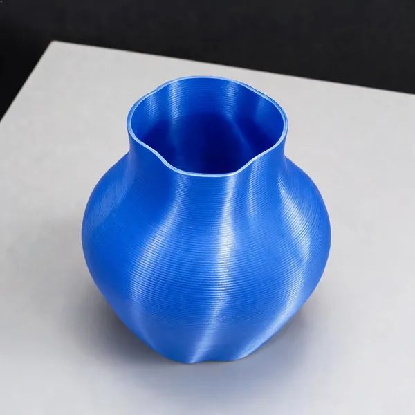 Royal_Blue_Pla_Modern_Textured_Wave_Vase