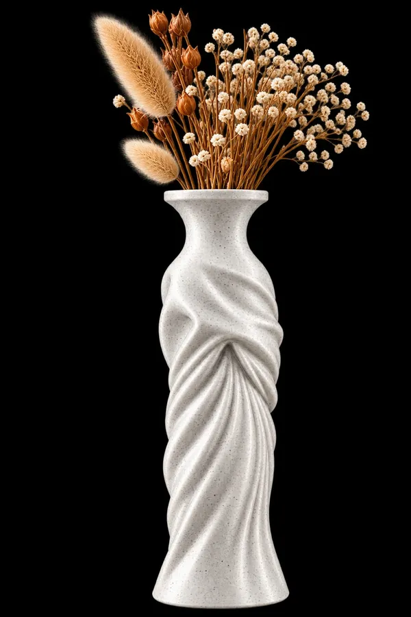 White_Modern_Sculptural_Vase