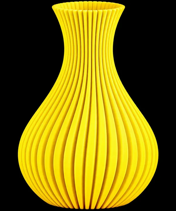Mint_Green_Ribbed_Decorative_Vase