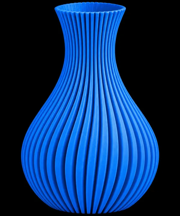 Mint_Green_Ribbed_Decorative_Vase