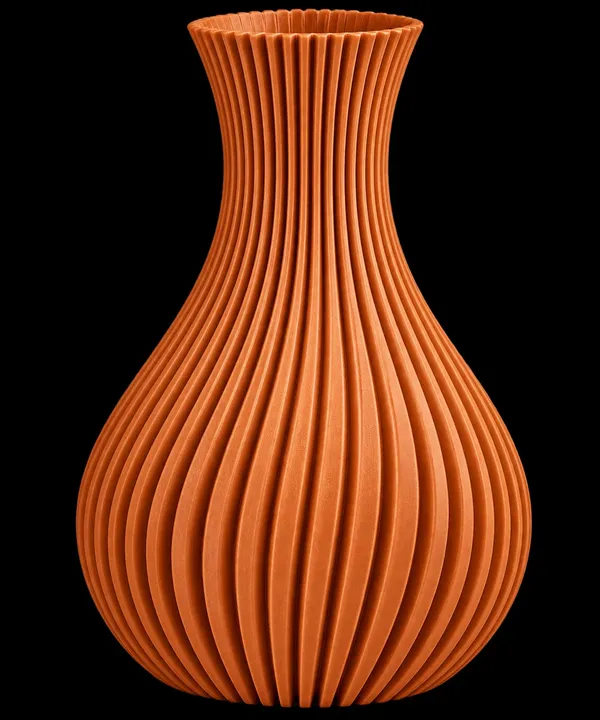 Mint_Green_Ribbed_Decorative_Vase