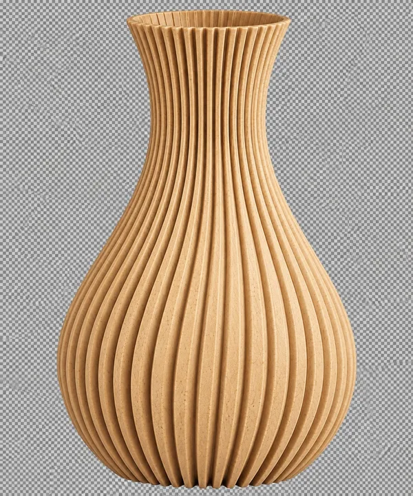 Mint_Green_Ribbed_Decorative_Vase