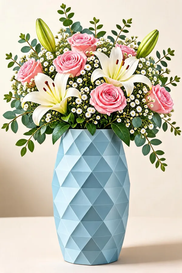 Wooden_Geometric_Pattern_Decorative_Flower_Vase