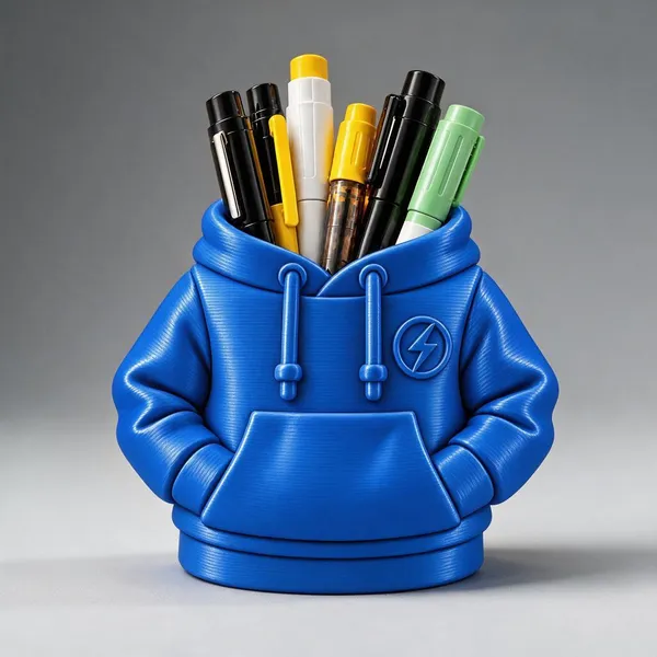 Royal_Blue_Hoodie-Shaped_Desk_Pen_Holder