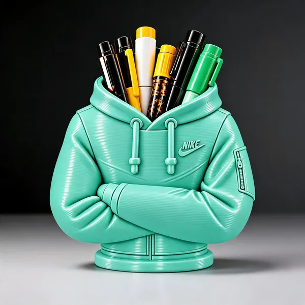 Teal_Blue_Hoodie_Figure_Sculpture