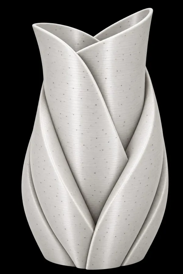 Plastic_Abstract_Textured_Flower_Vase_Set