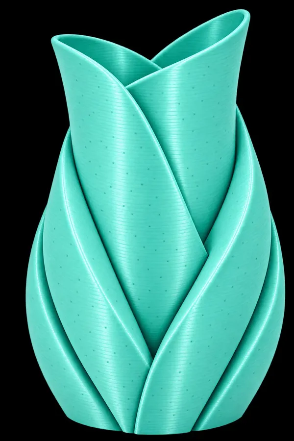 Plastic_Abstract_Textured_Flower_Vase_Set