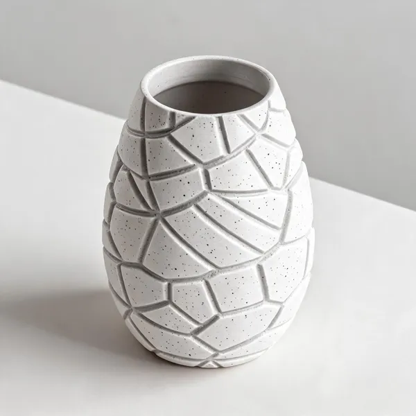 Stone_Ceramic_Modern_Textured_Vase