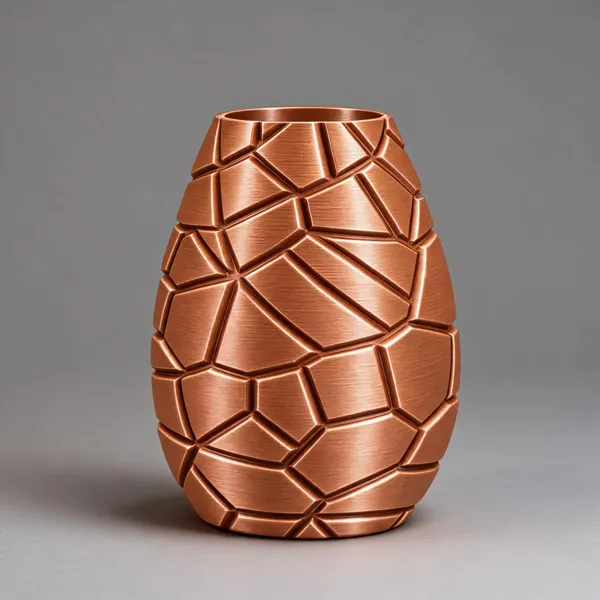 Terracotta_Orange_Ceramic_Modern_Textured_Vase