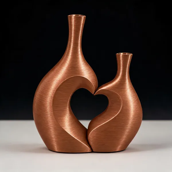 Metallic_Brown_3D_Printed_Modern_Sculptural_Wave_Vase