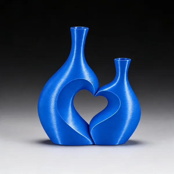 Royal_Blue_3D_Printed_Modern_Sculptural_Wave_Vase