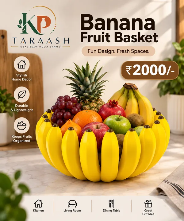 Yellow_Banana_Design_Fruit_Basket