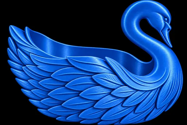 White_Swan_Sculpted_Utensil_Holder