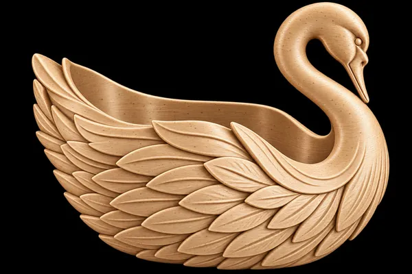 White_Swan_Sculpted_Utensil_Holder