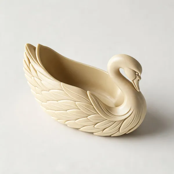White_Swan_Sculpted_Utensil_Holder